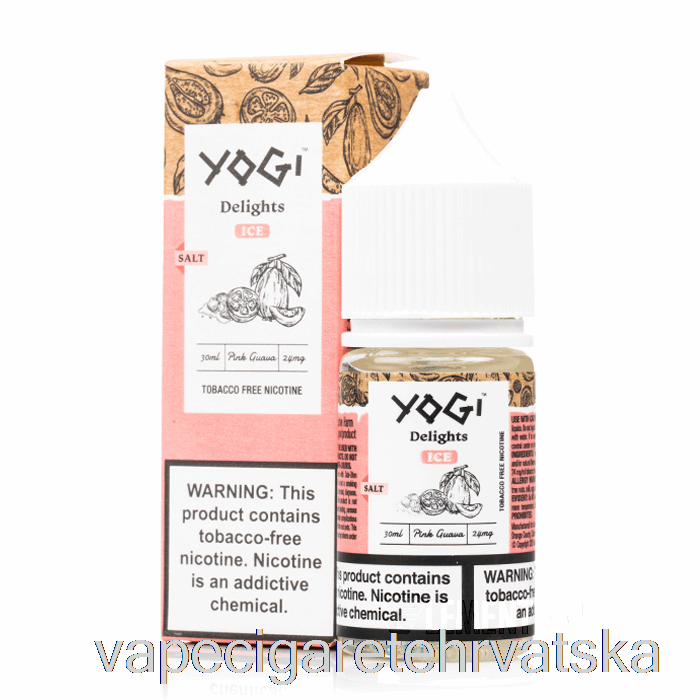 Vape Cigarete Pink Guava Ice Salts - Yogi Delights - 30ml 24mg